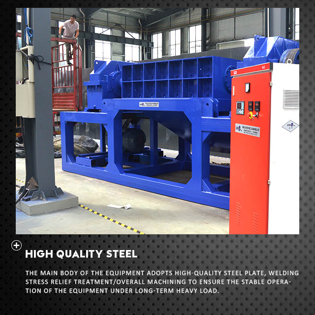 Factory direct price mattress low rpm kopo wood shredder machine